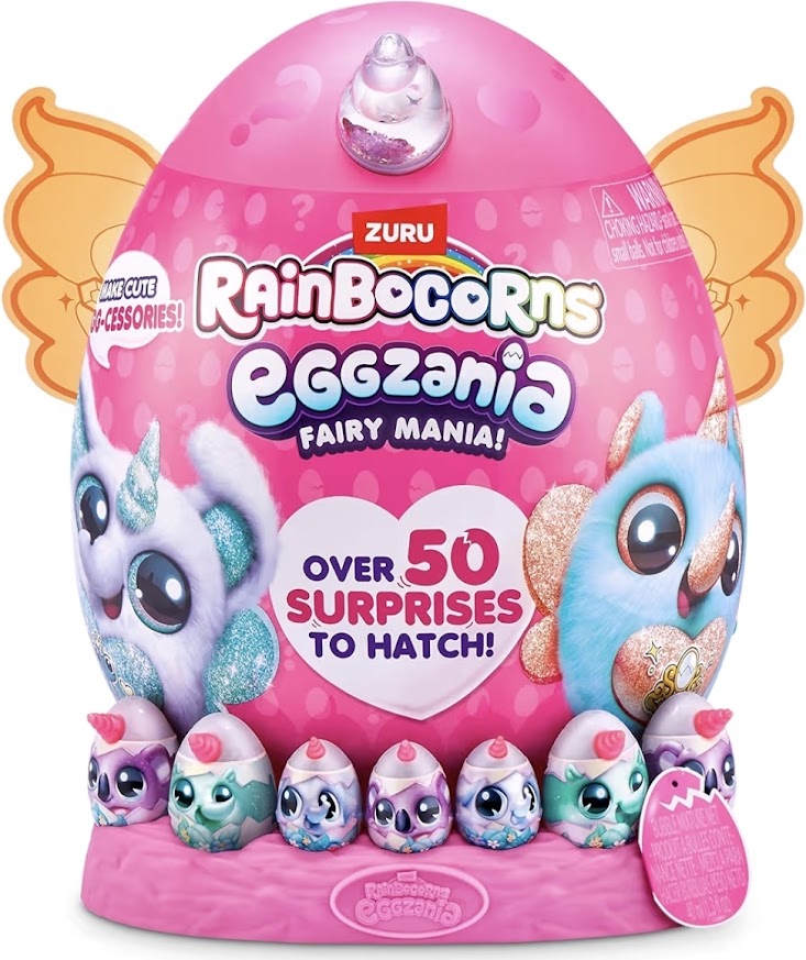 Zuru RainBoCorns Eggzania Fairy Mania | 50+ Surprises to Hatch