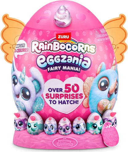 Zuru RainBoCorns Eggzania Fairy Mania | 50+ Surprises to Hatch