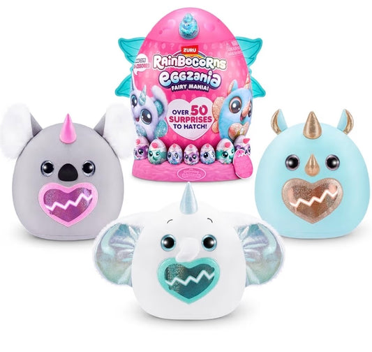 Zuru RainBoCorns Eggzania Fairy Mania | 50+ Surprises to Hatch