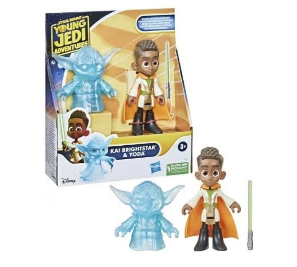 Star Wars Young Jedi Adventures Kai Brightstar & Yoda Figure Set