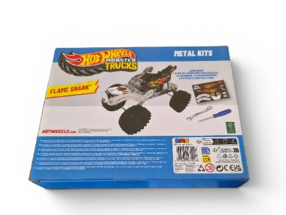 Hot Wheels Monster Trucks Flame Shark Metal Kit | Build & Customise