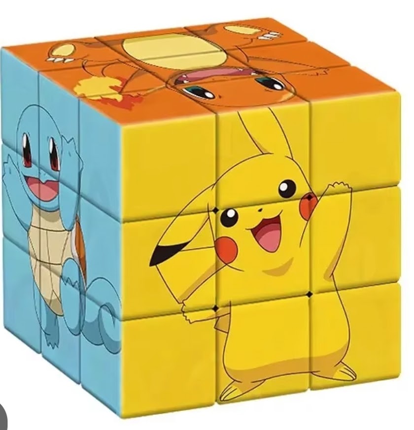 Pokémon 3x3 Twist Cube Puzzle | Pikachu, Squirtle & Charmander