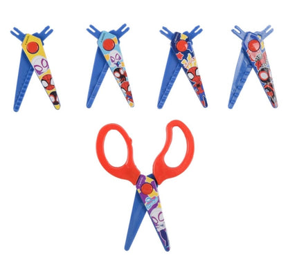 Marvel Spidey & His Amazing Friends Scissors Set | 5 Decorative Blades