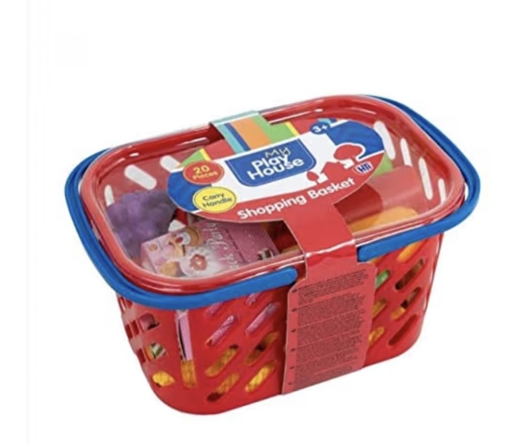 Shopping Basket With Food