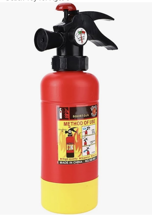 Fire Extinguisher Squirt Gun