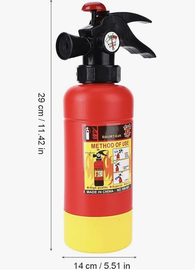 Fire Extinguisher Squirt Gun