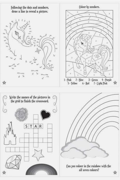 Unicorn Puzzle Book