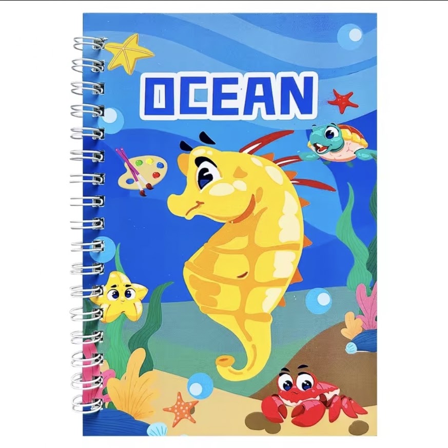 Mini Paint Book Including Paint Brush