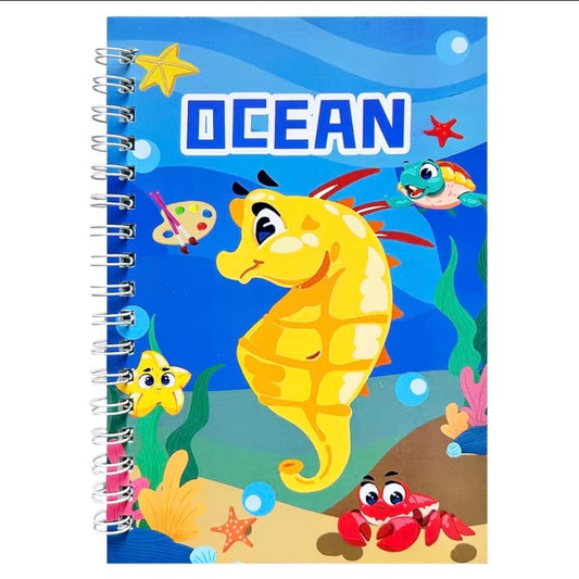 Mini Paint Book Including Paint Brush