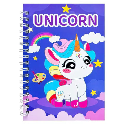 Mini Paint Book Including Paint Brush