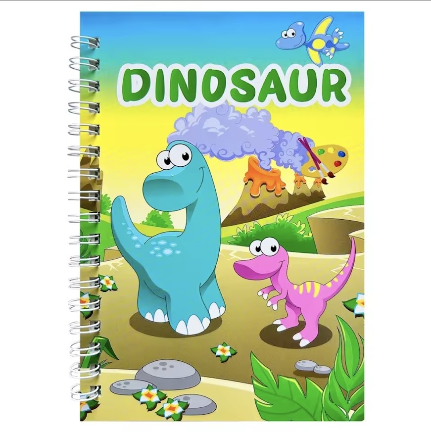 Mini Paint Book Including Paint Brush