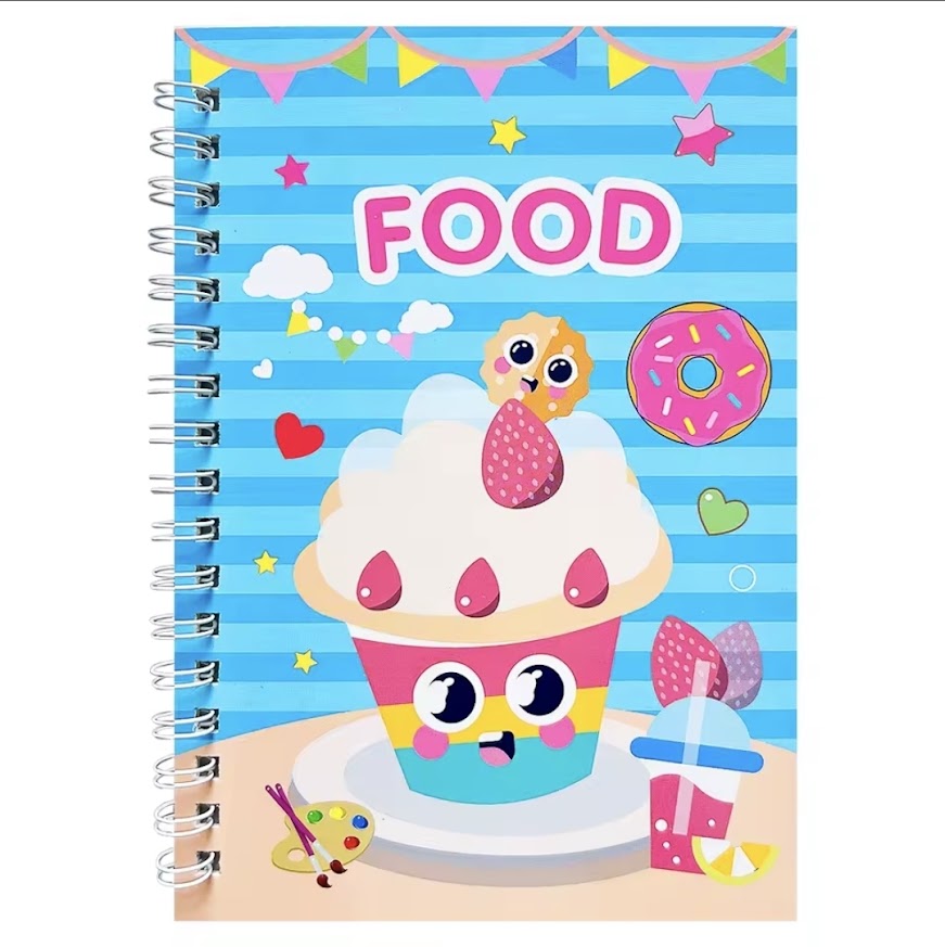 Mini Paint Book Including Paint Brush