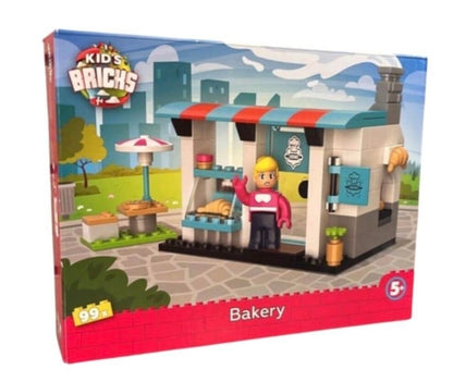 Kids Bricks Bakery Set  | 99 Pieces