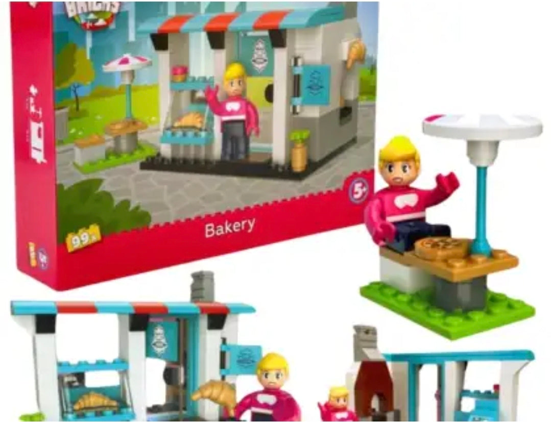 Kids Bricks Bakery Set  | 99 Pieces