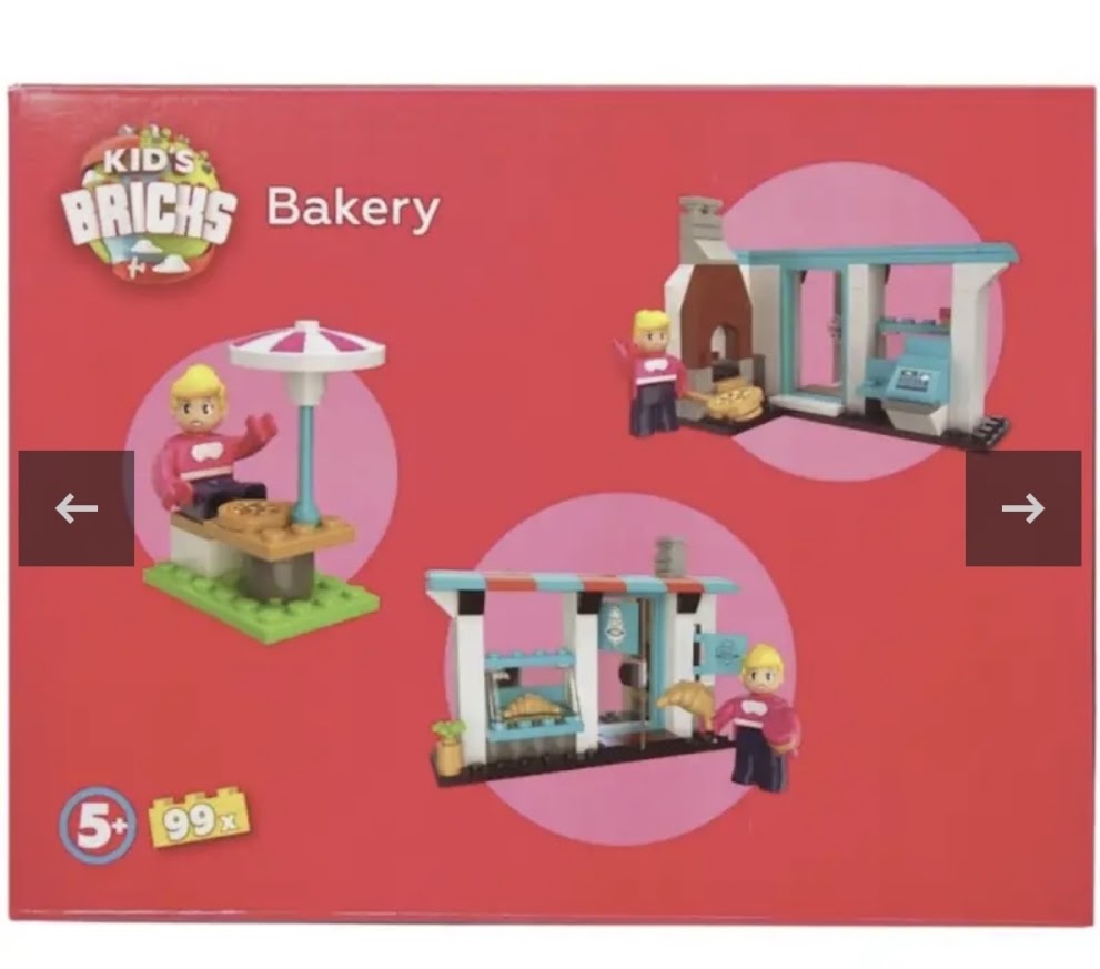 Kids Bricks Bakery Set  | 99 Pieces