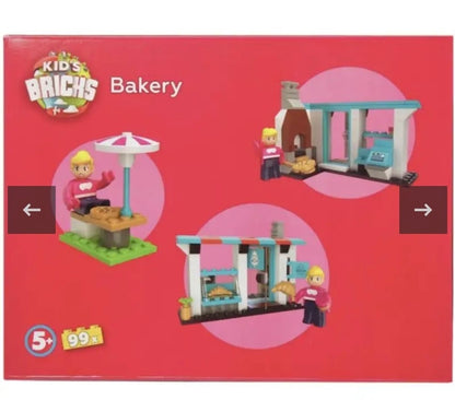 Kids Bricks Bakery Set  | 99 Pieces