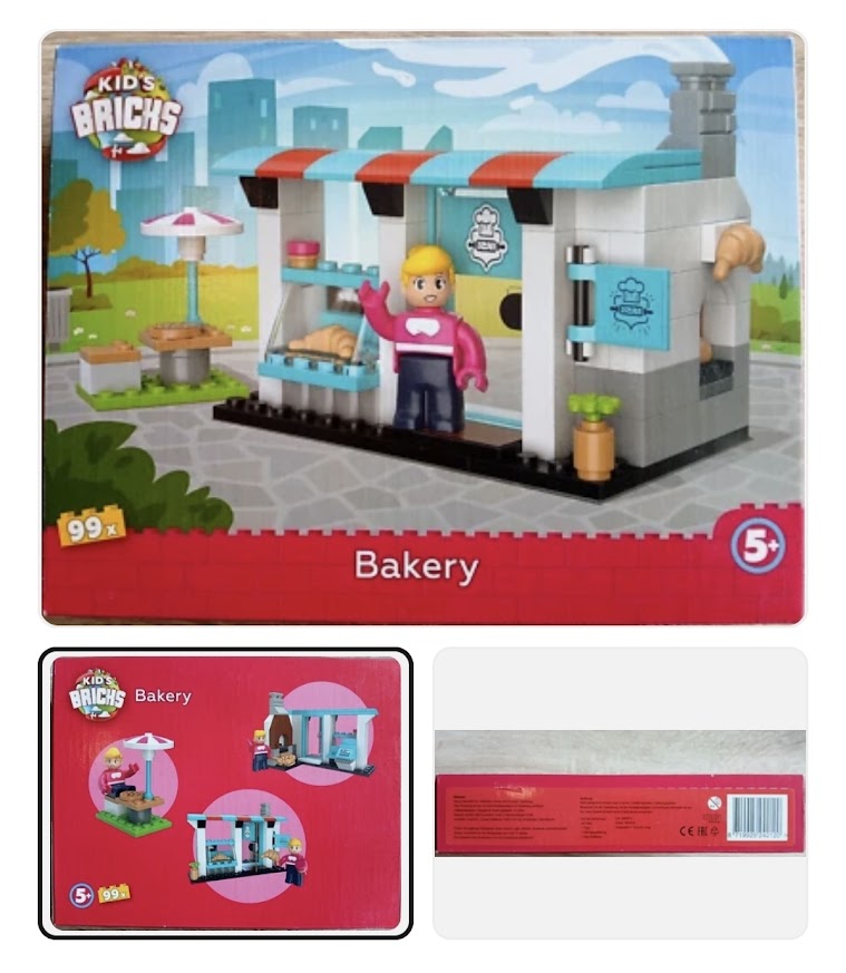 Kids Bricks Bakery Set  | 99 Pieces