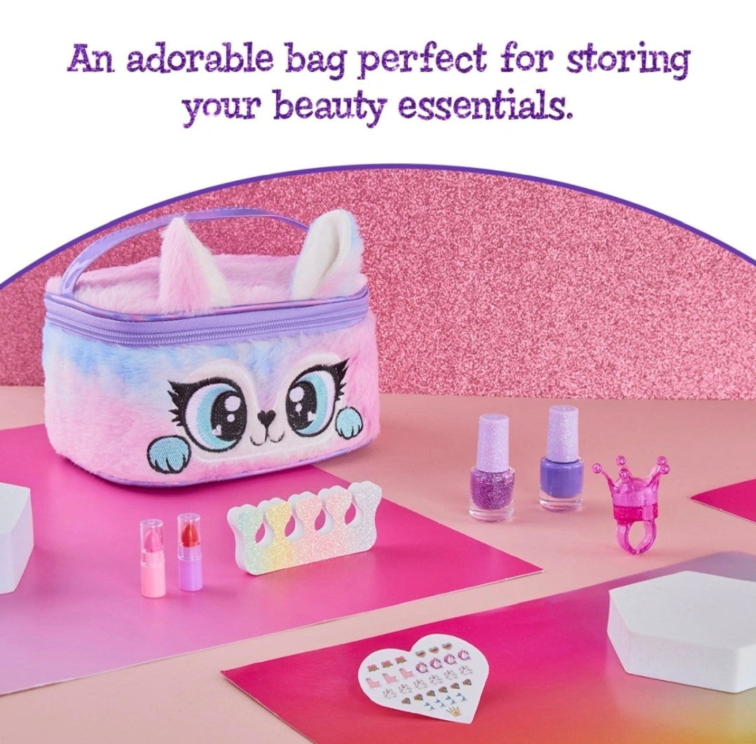 Kreative Kat Plush Accessory Beauty Bag