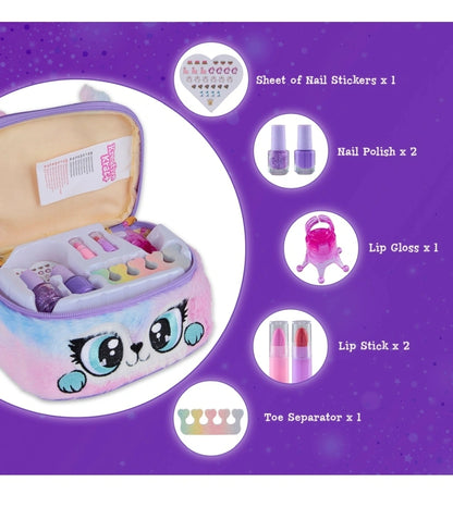 Kreative Kat Plush Accessory Beauty Bag