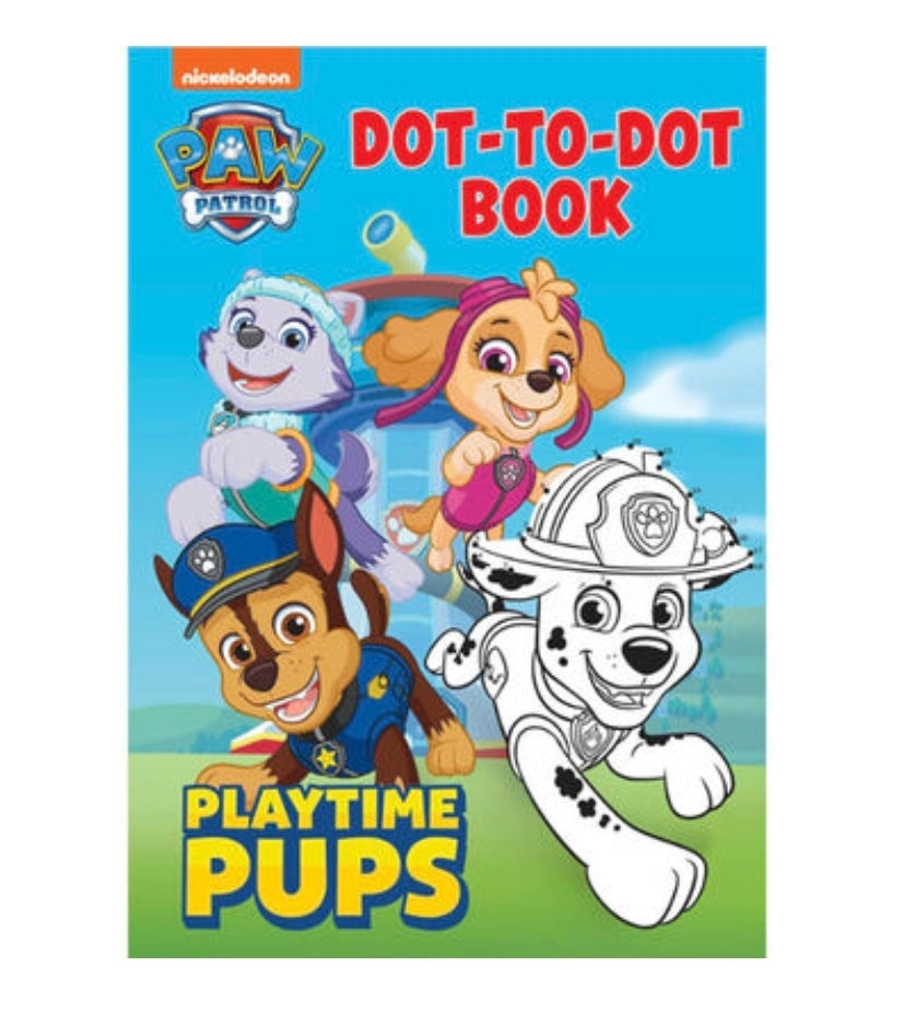Paw Patrol Dot-To-Dot Book