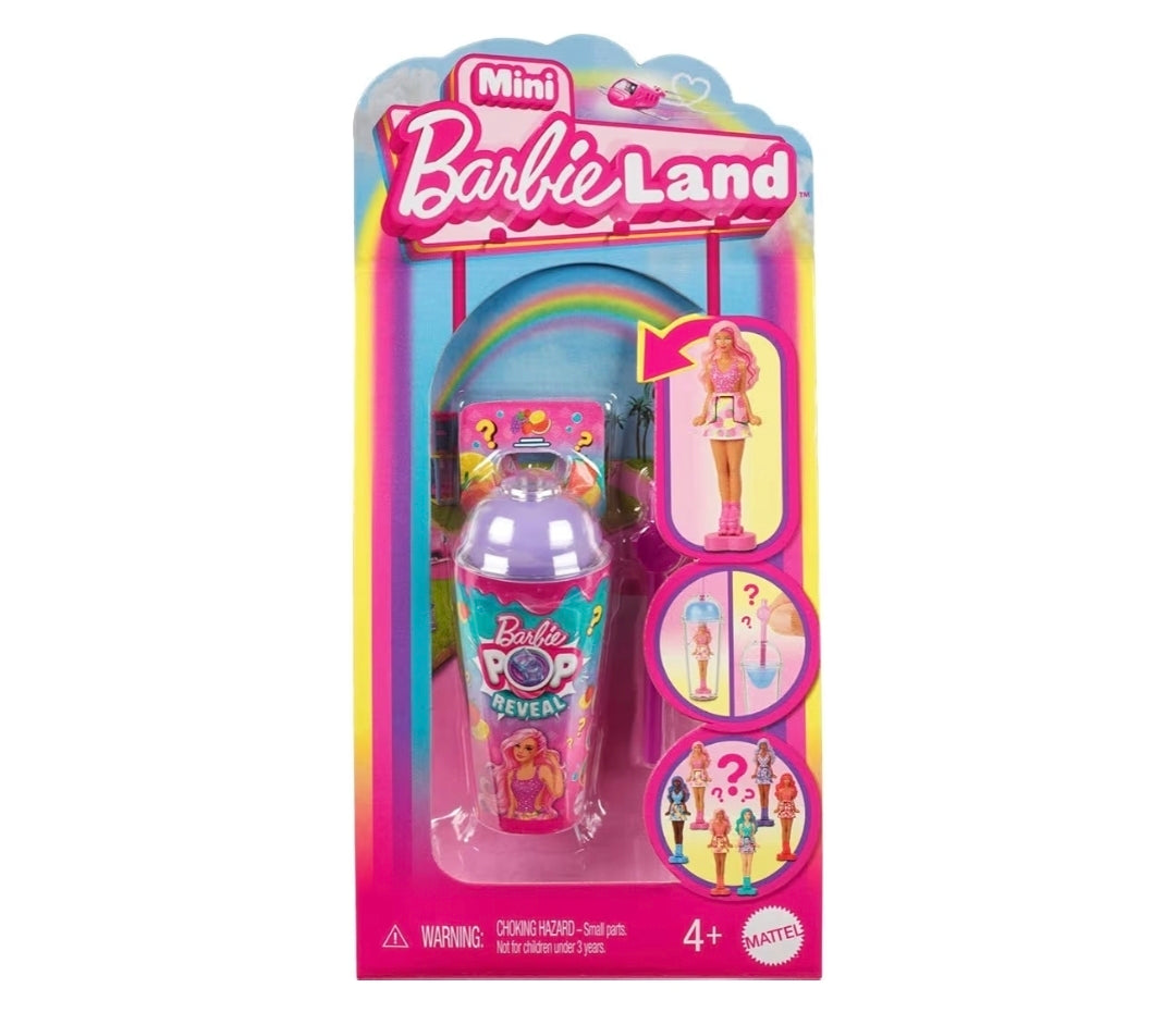 Mini Barbie Land Pop Reveal Doll