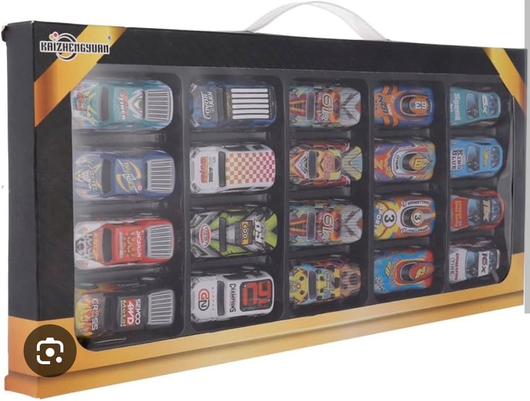 20 Mini Die-Cast Cars Set