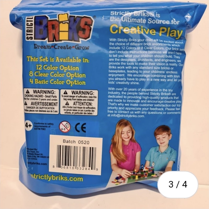 Briks Brick Set | 216 Pieces