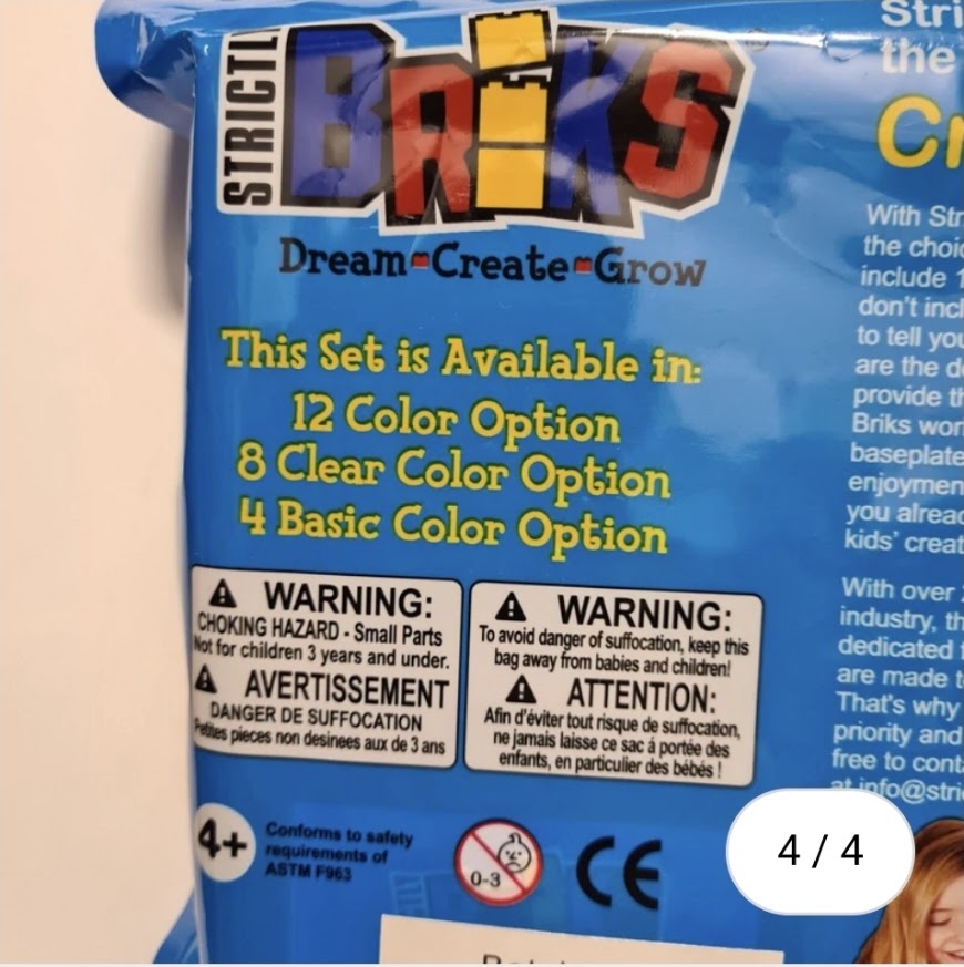 Briks Brick Set | 216 Pieces
