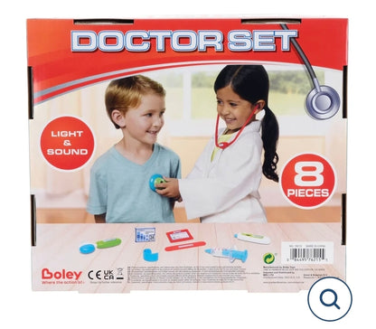Boley Doctor Set | 8 Piece Medical Play Set