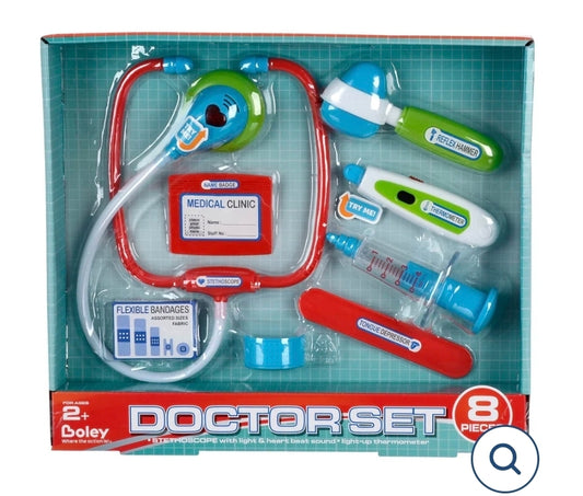 Boley Doctor Set | 8 Piece Medical Play Set