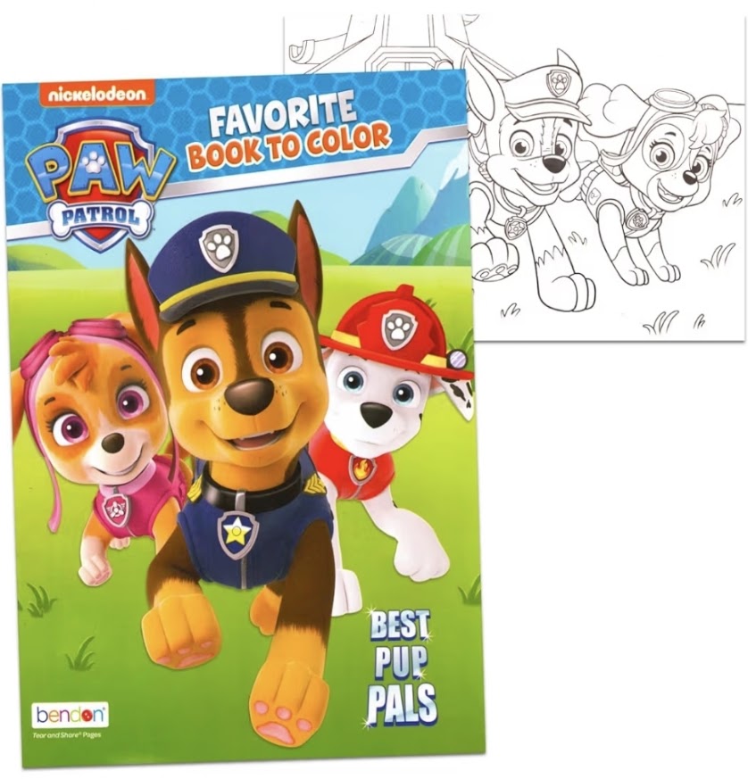 Paw Patrol Colouring Book