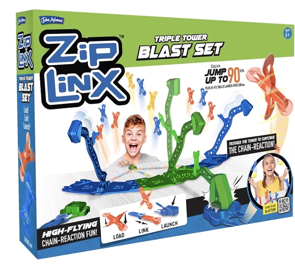 Zip Linx | Triple Tower Blast Set