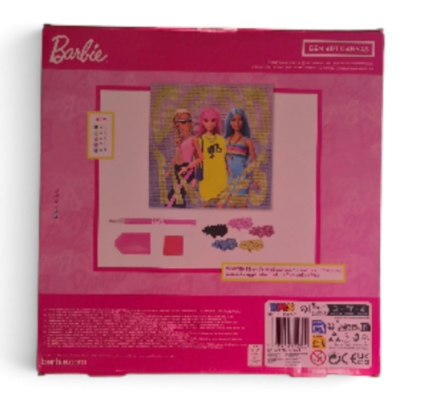 Barbie Gem Art Canvas
