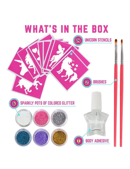 Unicorn Glitter Tattoo Studio