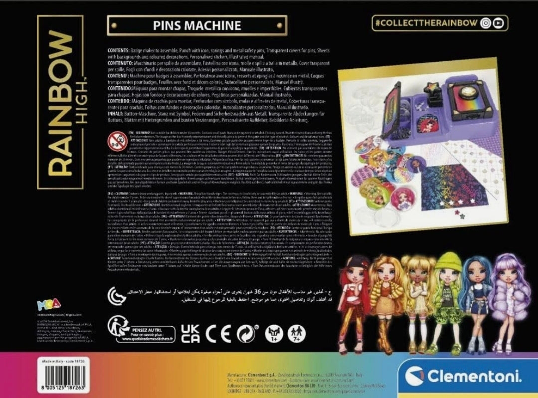 Rainbow High | Pin Machine