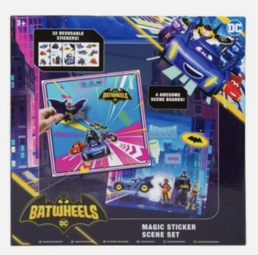 Marvel DC Batwheels | Magic Sticker Scene Set