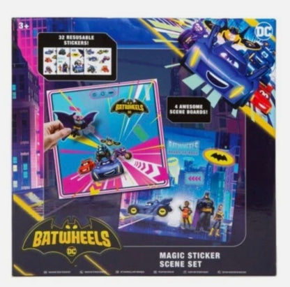 Marvel DC Batwheels | Magic Sticker Scene Set