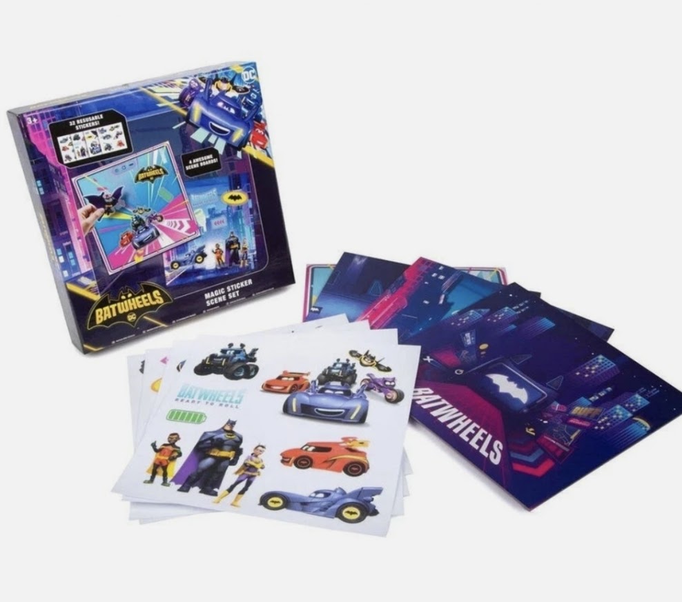 Marvel DC Batwheels | Magic Sticker Scene Set