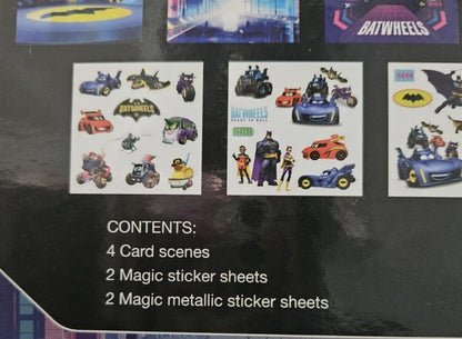 Marvel DC Batwheels | Magic Sticker Scene Set