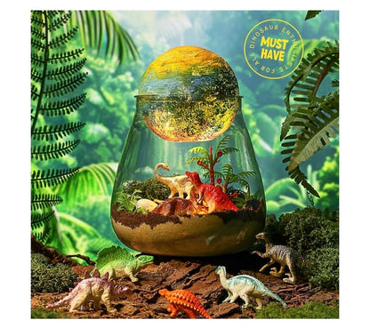 Dinosaur Terrarium Craft Kit With DIY Moon Lamp