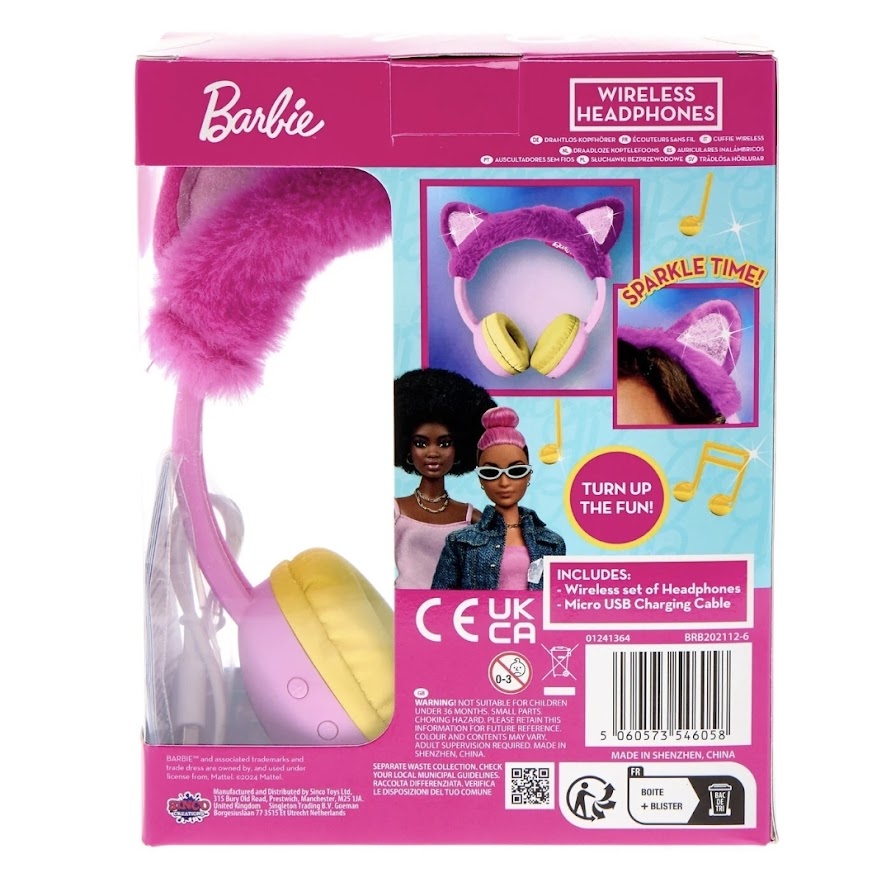 Mattel Barbie Wireless Headphones