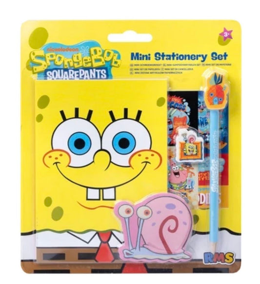 SpongeBob Square Pants / Patrick Star Mini Stationery Set