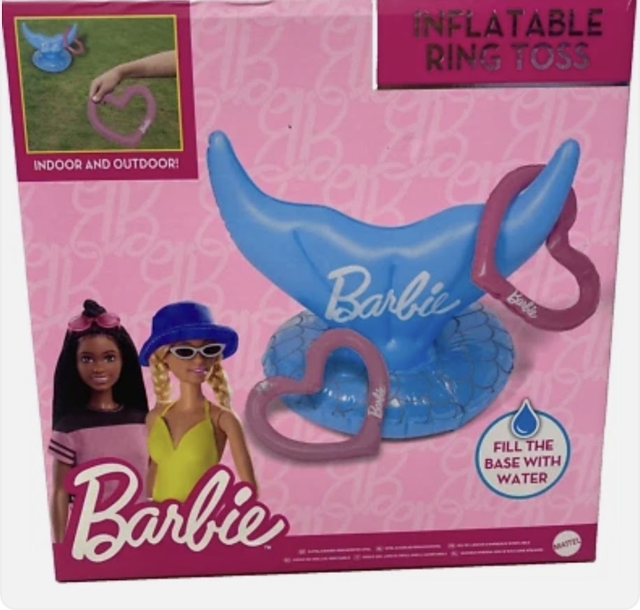 Mattel | Barbie Inflatable Ring Toss Game