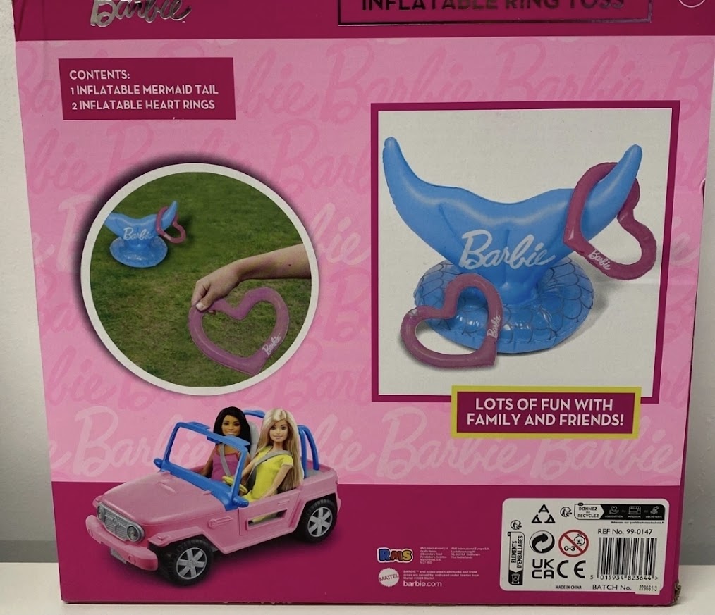 Mattel | Barbie Inflatable Ring Toss Game