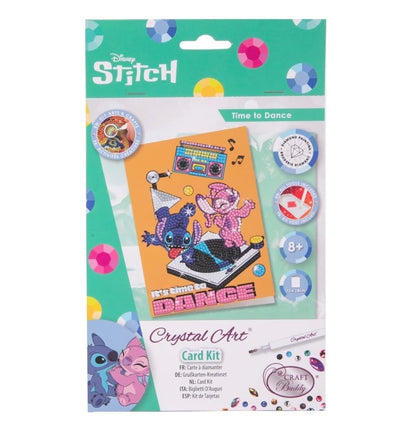 Disney | Stitch Crystal Art Card Kit | Time To Dance