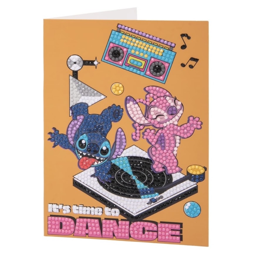 Disney | Stitch Crystal Art Card Kit | Time To Dance