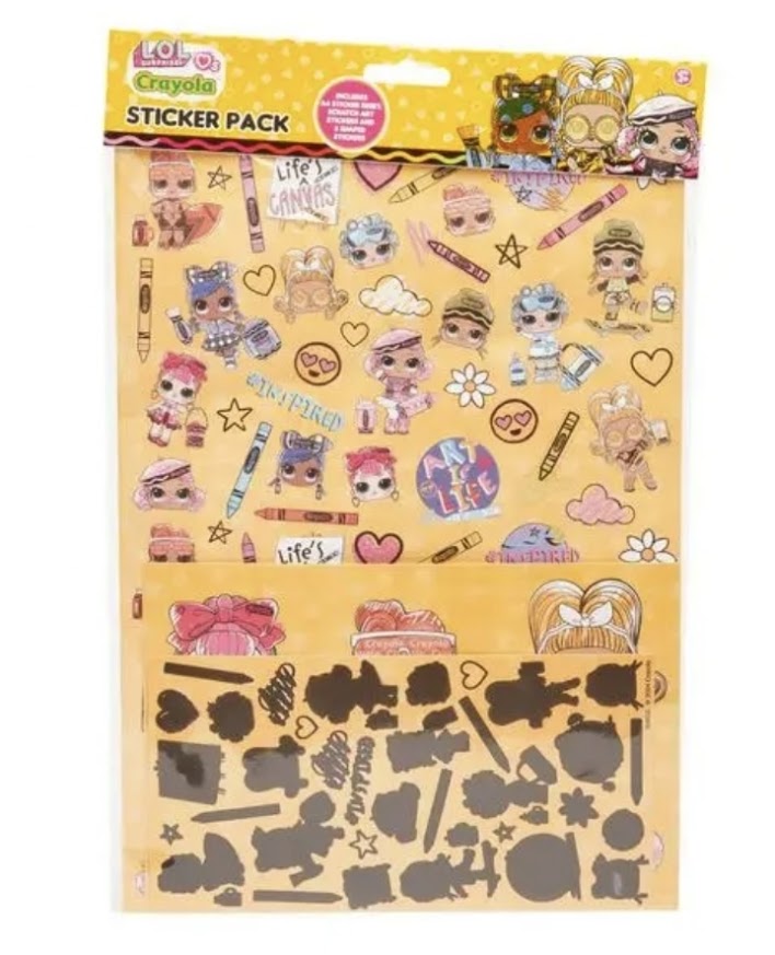 Crayola | L.O.L Sticker Pack