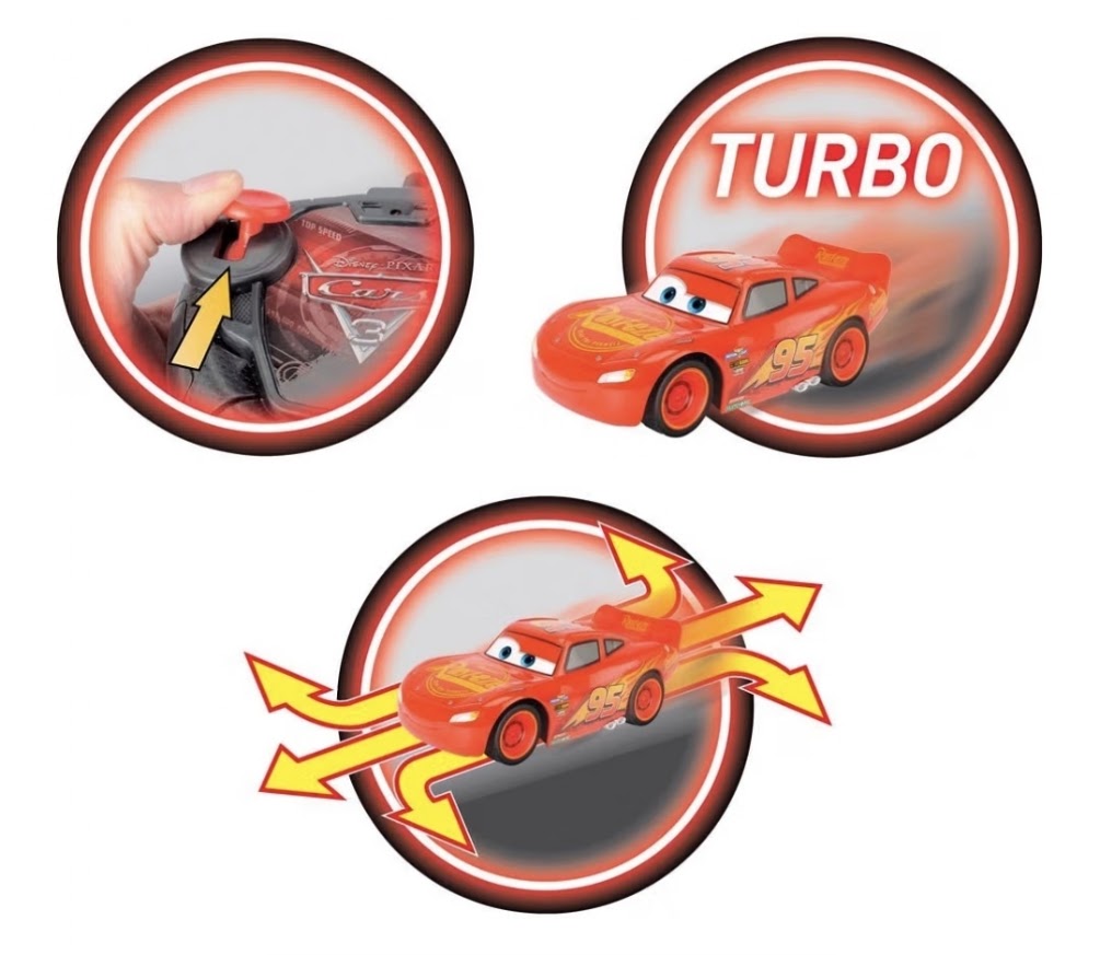 Disney Pixar Cars | Remote Control Turbo Racer Lightning McQueen