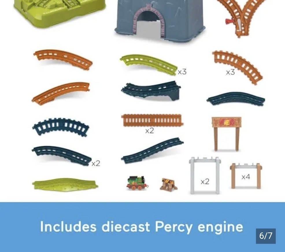 Fisher Price | Thomas & Friends | Percy's Connect & Build Track Bucket