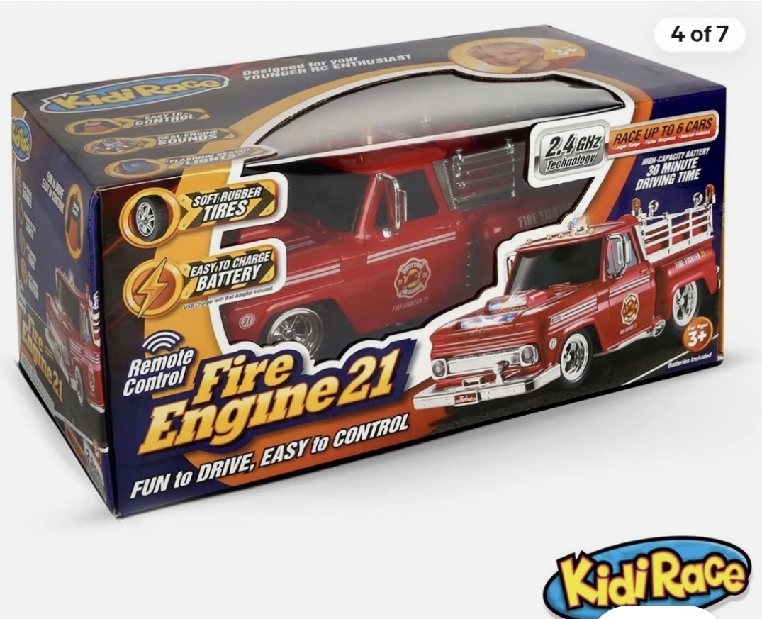 Kidi Race | Rechargeable Remote Control Fire Engine